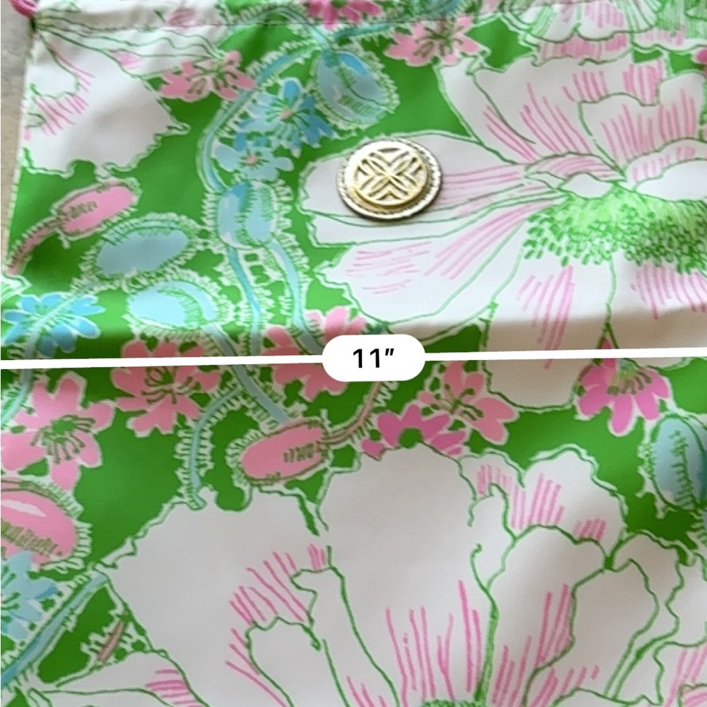 Lilly Pulitzer GWP Packing Drawstring Bag - Putting Green Poppyland - Picture 7 of 7